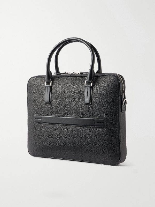 Elliot Full-Grain Leather Briefcase - BK