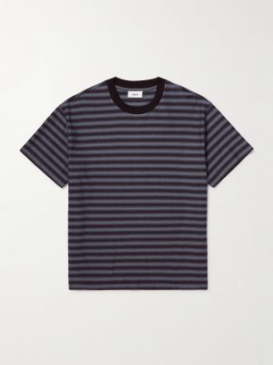 Lionel 30017 Striped Cotton-Jacquard T-Shirt Lionel 30017 Striped Cotton-Jacquard T-Shirt