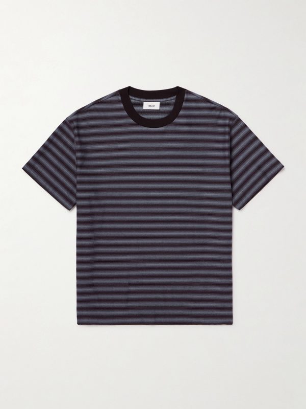 Lionel 30017 Striped Cotton-Jacquard T-Shirt