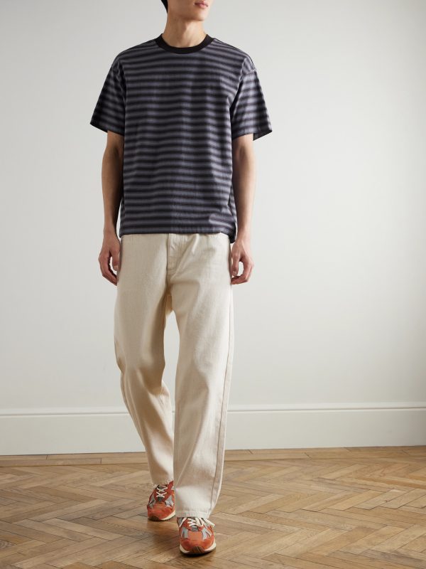 Lionel 30017 Striped Cotton-Jacquard T-Shirt - OU
