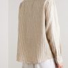 Deon 5728 Striped Linen Shirt - BK Deon 5728 Striped Linen Shirt - BK