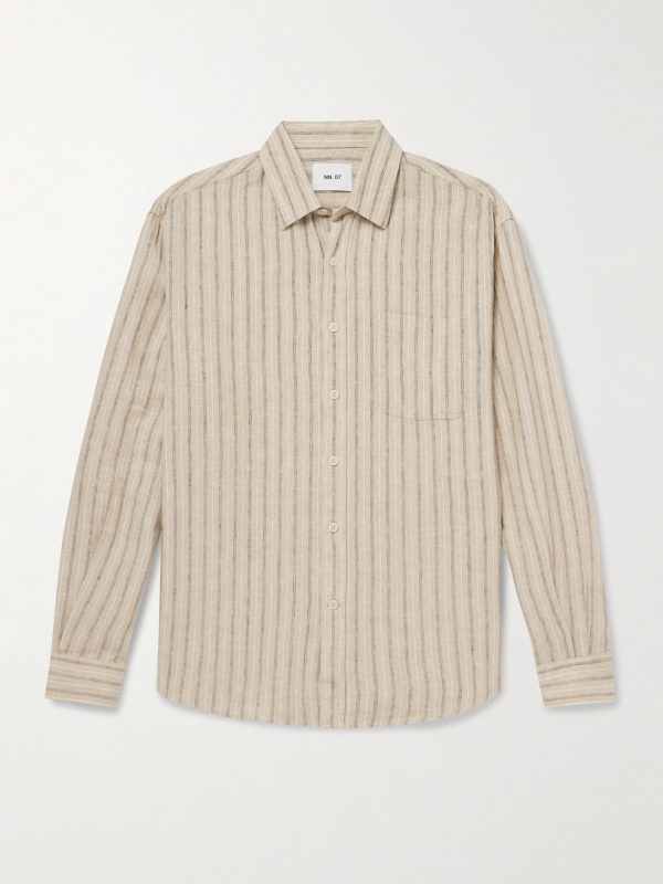 Deon 5728 Striped Linen Shirt Deon 5728 Striped Linen Shirt