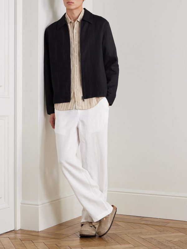 Deon 5728 Striped Linen Shirt - OU Deon 5728 Striped Linen Shirt - OU