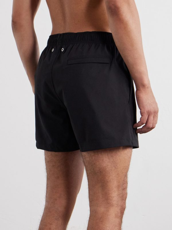 Holiday 10039 Straight-Leg Short-Length Recycled-Shell Swim Shorts - BK