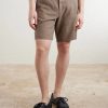 Aden 1454 Straight-Leg Linen Shorts - FR Aden 1454 Straight-Leg Linen Shorts - FR