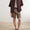 Aden 1454 Straight-Leg Linen Shorts - OU Aden 1454 Straight-Leg Linen Shorts - OU
