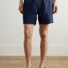 Gregor 1454 Straight-Leg Linen Drawstring Shorts - FR Gregor 1454 Straight-Leg Linen Drawstring Shorts - FR