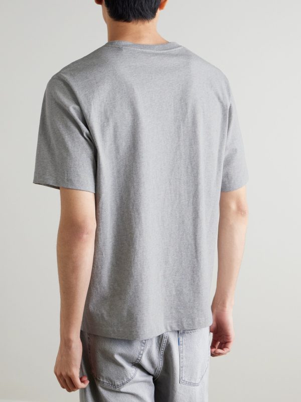 Jett 30026 Embroidered Organic Cotton-Jersey T-shirt - BK Jett 30026 Embroidered Organic Cotton-Jersey T-shirt - BK