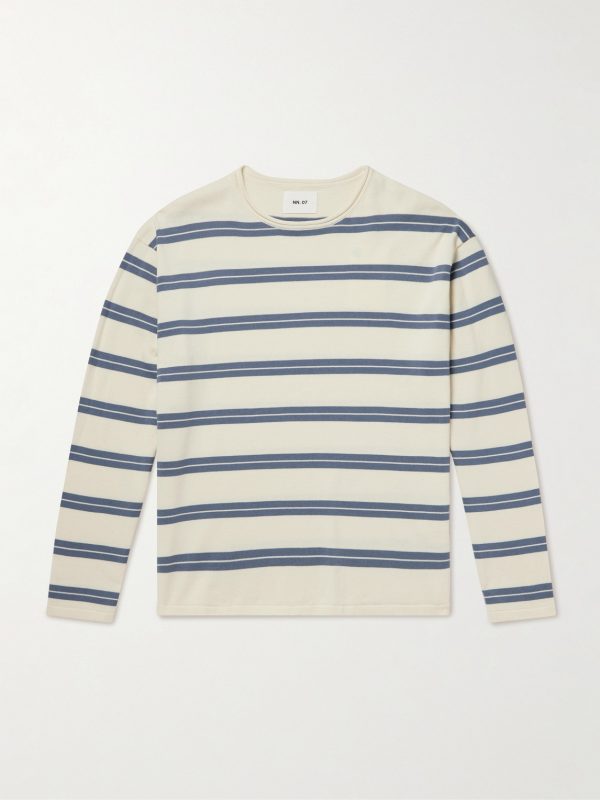 Sailor Crew 60019 Striped Organic Cotton-Jersey Sweater Sailor Crew 60019 Striped Organic Cotton-Jersey Sweater
