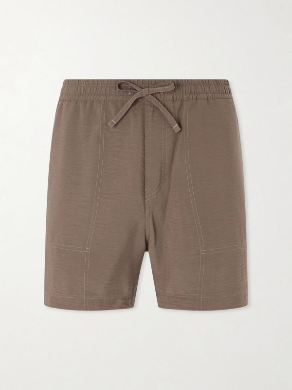 Ryder 5971 Straight-Leg TENCEL™Lyocell -Blend Drawstring Shorts Ryder 5971 Straight-Leg TENCEL™Lyocell -Blend Drawstring Shorts