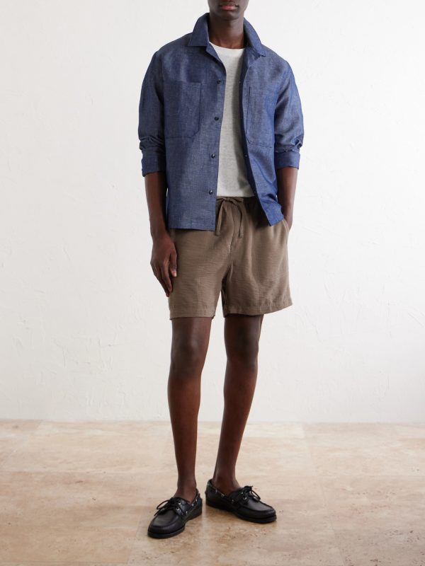 Ryder 5971 Straight-Leg TENCEL™Lyocell -Blend Drawstring Shorts - OU Ryder 5971 Straight-Leg TENCEL™Lyocell -Blend Drawstring Shorts - OU