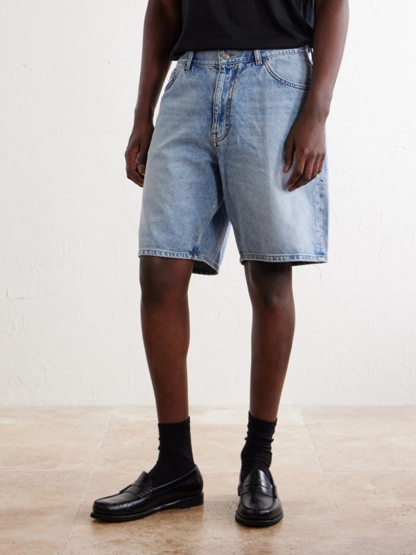 Otis 1882 Straight-Leg Organic Denim Shorts - FR Otis 1882 Straight-Leg Organic Denim Shorts - FR