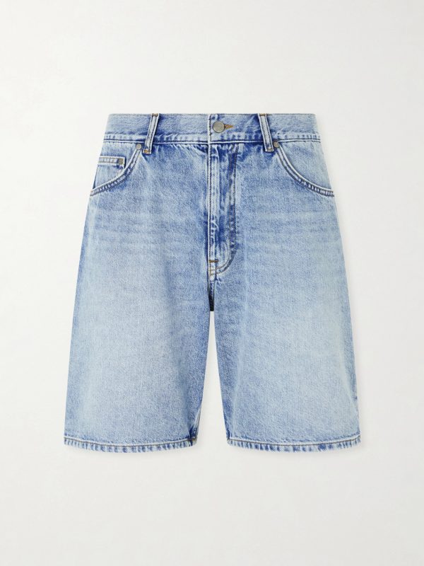 Otis 1882 Straight-Leg Organic Denim Shorts Otis 1882 Straight-Leg Organic Denim Shorts