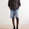 Otis 1882 Straight-Leg Organic Denim Shorts - OU Otis 1882 Straight-Leg Organic Denim Shorts - OU