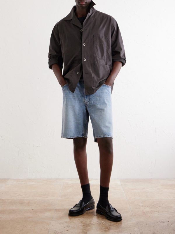 Otis 1882 Straight-Leg Organic Denim Shorts - OU Otis 1882 Straight-Leg Organic Denim Shorts - OU