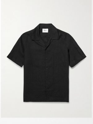 Julio 5708 Camp-Collar Linen Shirt Julio 5708 Camp-Collar Linen Shirt