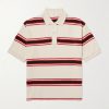 Valentin 30047 Striped Organic Cotton-Piqué Polo Shirt Valentin 30047 Striped Organic Cotton-Piqué Polo Shirt