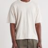 Ryan Knitted Cotton and Linen-Blend T-Shirt - FR Ryan Knitted Cotton and Linen-Blend T-Shirt - FR
