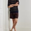 Gregor 1454 Straight-Leg Linen Drawstring Shorts - OU Gregor 1454 Straight-Leg Linen Drawstring Shorts - OU