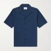 Julio 5708 Camp-Collar Linen Shirt