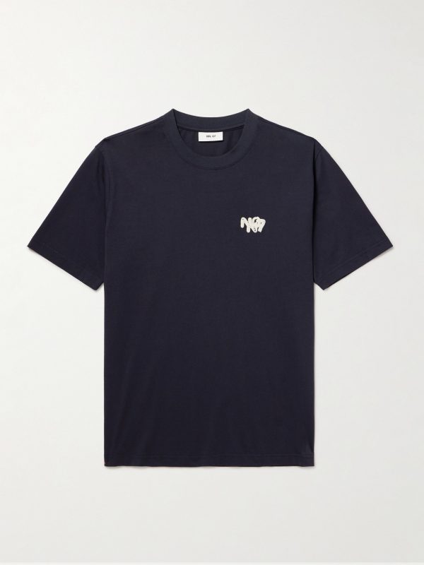 Adam App 3209 Logo-Appliquéd Pima Cotton-Jersey T-Shirt