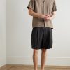 Hank 5971 Camp-Collar Modal-Blend Seersucker Shirt - OU Hank 5971 Camp-Collar Modal-Blend Seersucker Shirt - OU