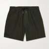 Gregor 1454 Straight-Leg Linen Drawstring Shorts Gregor 1454 Straight-Leg Linen Drawstring Shorts