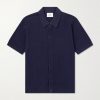 Nolan 6695 Textured-Knit Organic Cotton Shirt Nolan 6695 Textured-Knit Organic Cotton Shirt