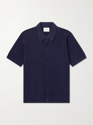 Nolan 6695 Textured-Knit Organic Cotton Shirt Nolan 6695 Textured-Knit Organic Cotton Shirt