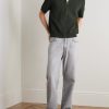Gustav 600160 Textured Organic Cotton Zip-Up Polo Shirt - OU Gustav 600160 Textured Organic Cotton Zip-Up Polo Shirt - OU