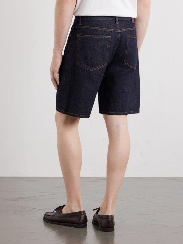 Otis Straight-Leg Organic Denim Shorts - BK Otis Straight-Leg Organic Denim Shorts - BK