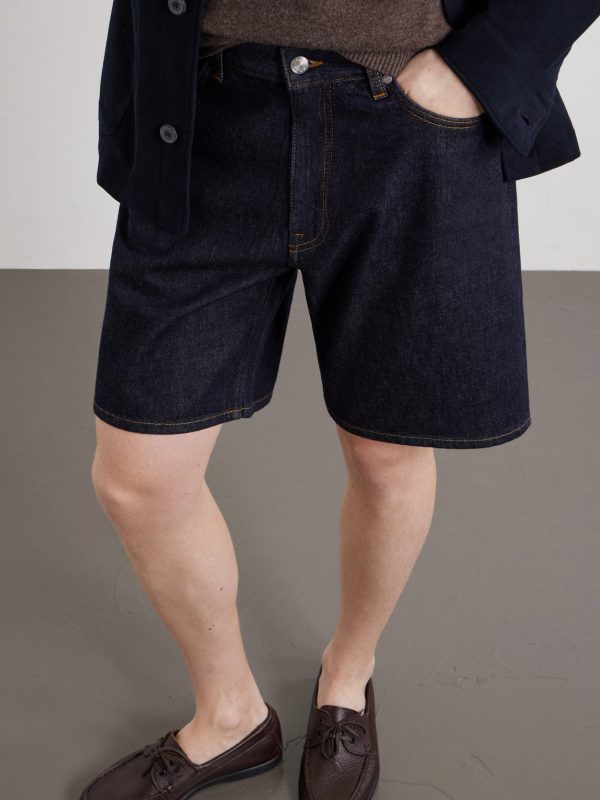 Otis Straight-Leg Organic Denim Shorts - CU Otis Straight-Leg Organic Denim Shorts - CU