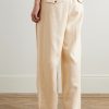 Justin 1454 Wide-Leg Pleated Linen Suit Trousers - BK Justin 1454 Wide-Leg Pleated Linen Suit Trousers - BK