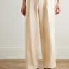 Justin 1454 Wide-Leg Pleated Linen Suit Trousers - FR Justin 1454 Wide-Leg Pleated Linen Suit Trousers - FR