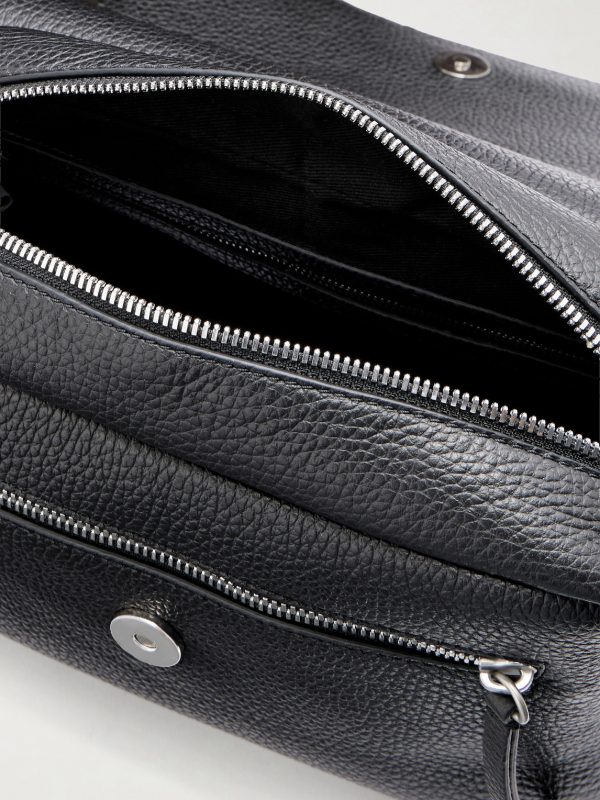 Port Small Satchel 90023 Full-Grain Leather Messenger Bag - E1 Port Small Satchel 90023 Full-Grain Leather Messenger Bag - E1