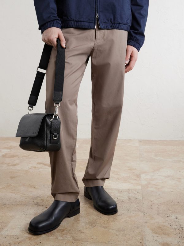 Port Small Satchel 90023 Full-Grain Leather Messenger Bag - E2 Port Small Satchel 90023 Full-Grain Leather Messenger Bag - E2