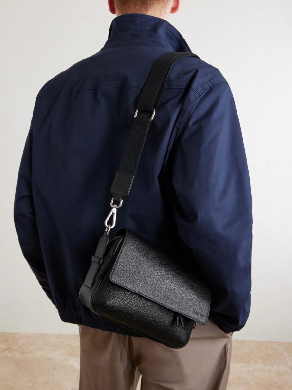 Port Small Satchel 90023 Full-Grain Leather Messenger Bag - OU Port Small Satchel 90023 Full-Grain Leather Messenger Bag - OU
