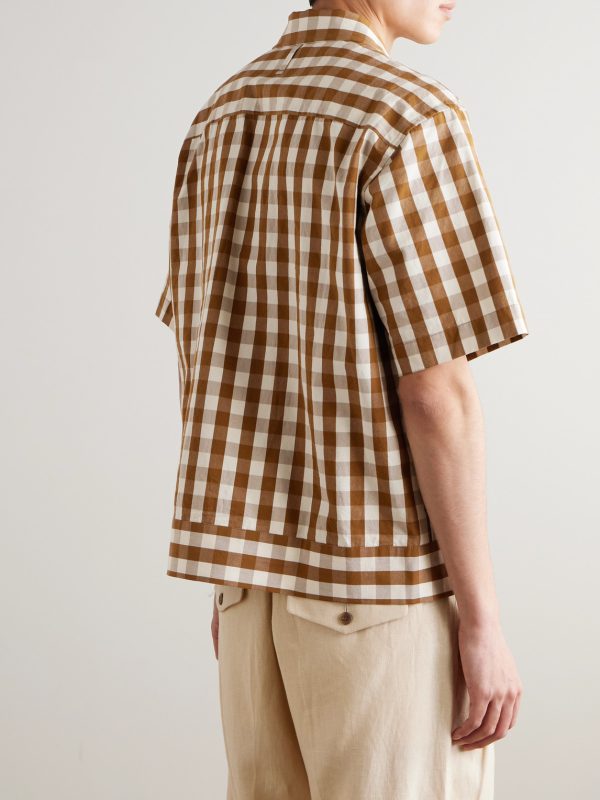 Reed 50071 Gingham Cotton Overshirt - BK