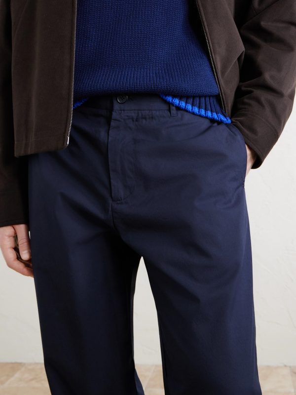 Brendan 10042 Straight-Leg Organic Cotton-Blend Chino - CU