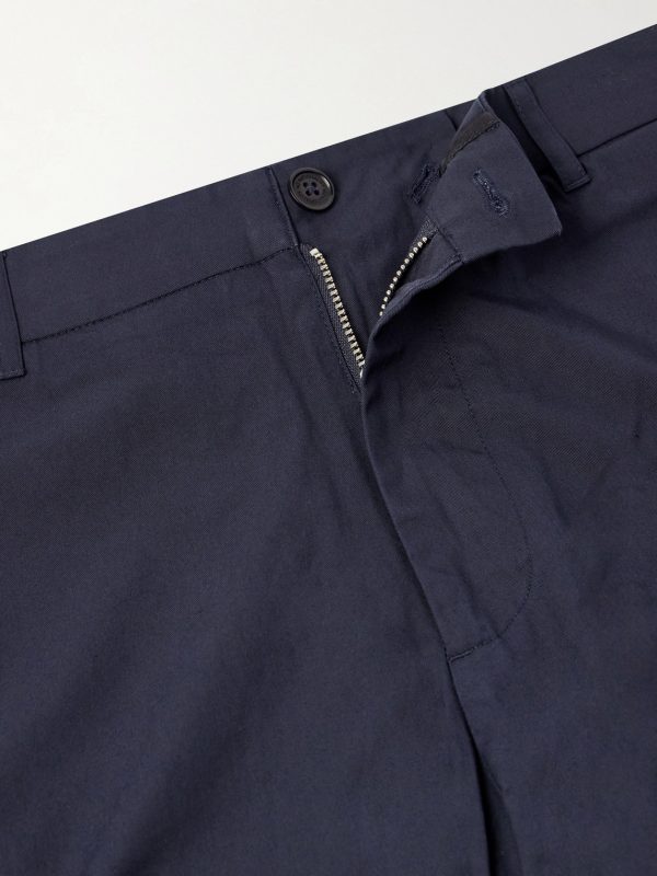Brendan 10042 Straight-Leg Organic Cotton-Blend Chino - E1