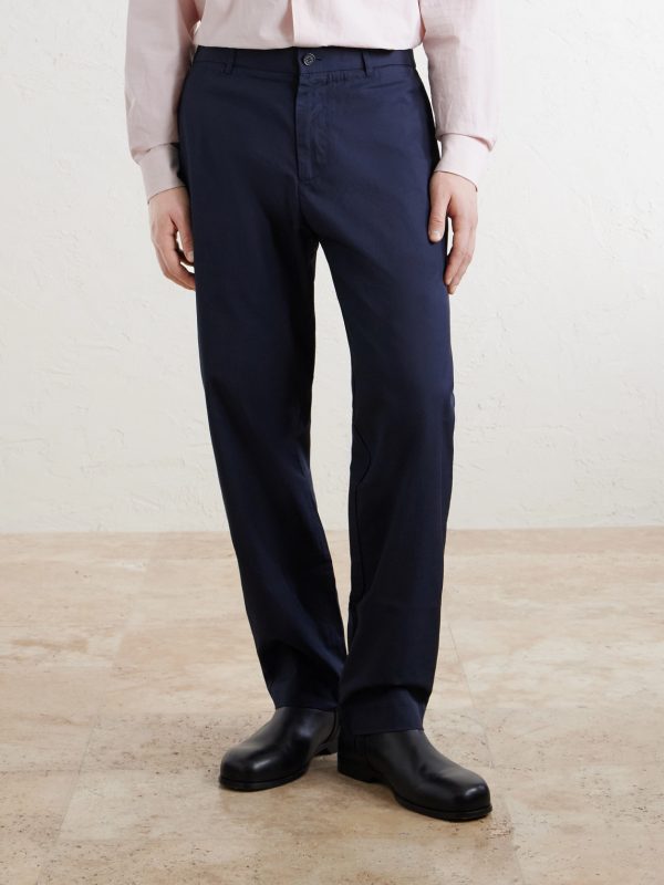 Brendan 10042 Straight-Leg Organic Cotton-Blend Chino - FR