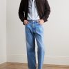 Colby 5910 Button-Down Collar Striped Organic Cotton Oxford Shirt - OU