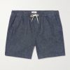 Gregor 10056 Straight-Leg Cotton-Chambray Drawstring Shorts Gregor 10056 Straight-Leg Cotton-Chambray Drawstring Shorts