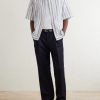 Striped Cotton-Poplin Shirt - OU
