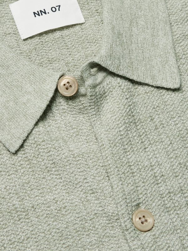 Nolan 6695 Textured-Knit Organic Cotton Shirt - CU Nolan 6695 Textured-Knit Organic Cotton Shirt - CU