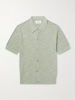 Nolan 6695 Textured-Knit Organic Cotton Shirt Nolan 6695 Textured-Knit Organic Cotton Shirt