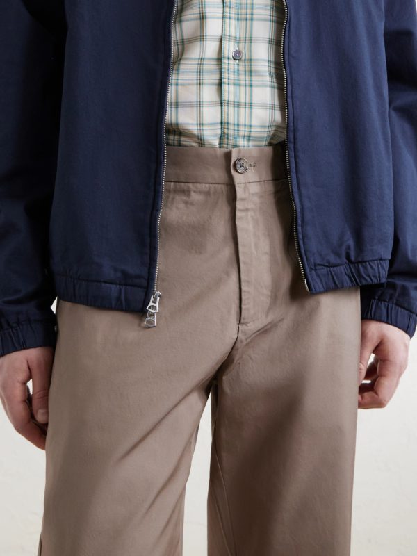 Brendan 10042 Straight-Leg Organic Cotton-Blend Chinos - CU
