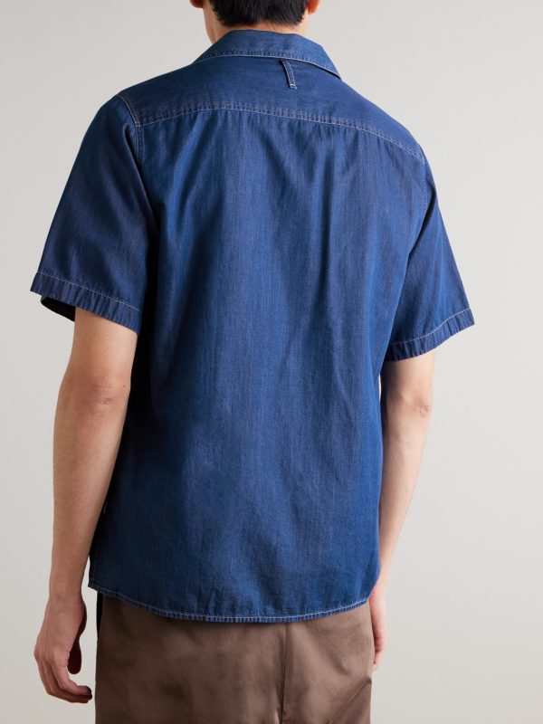 Julio 5765 Cotton-Chambray Shirt - BK Julio 5765 Cotton-Chambray Shirt - BK