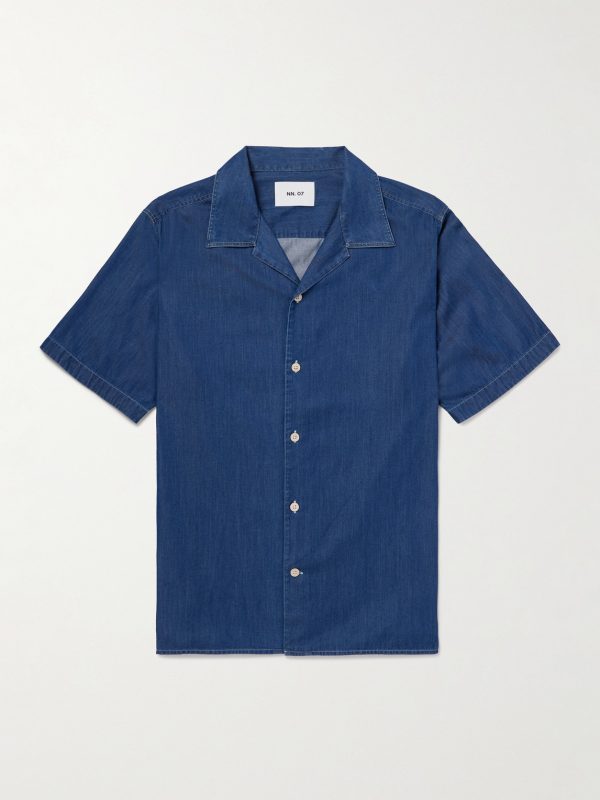 Julio 5765 Cotton-Chambray Shirt Julio 5765 Cotton-Chambray Shirt