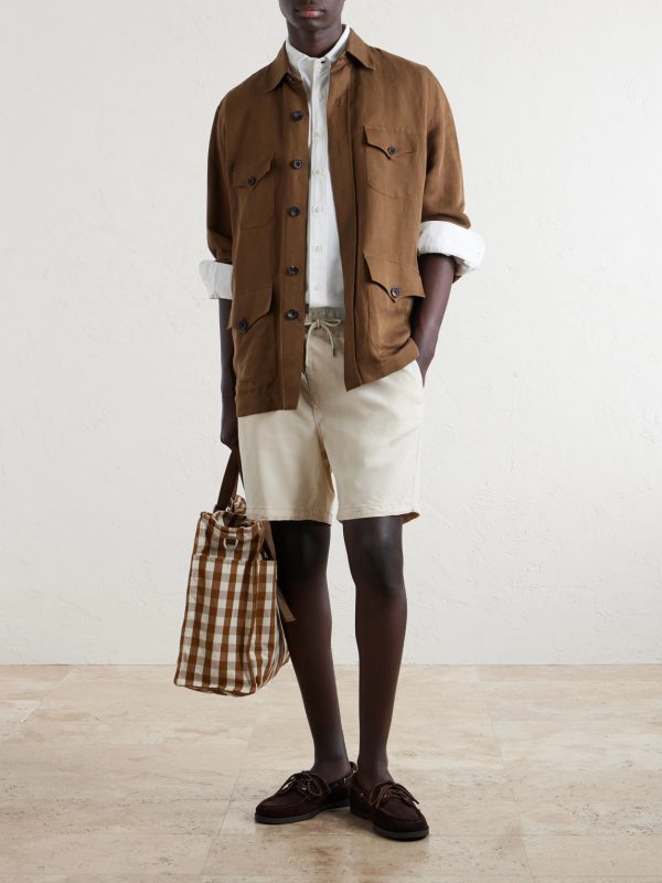 Checked Organic Cotton Weekend Bag - OU